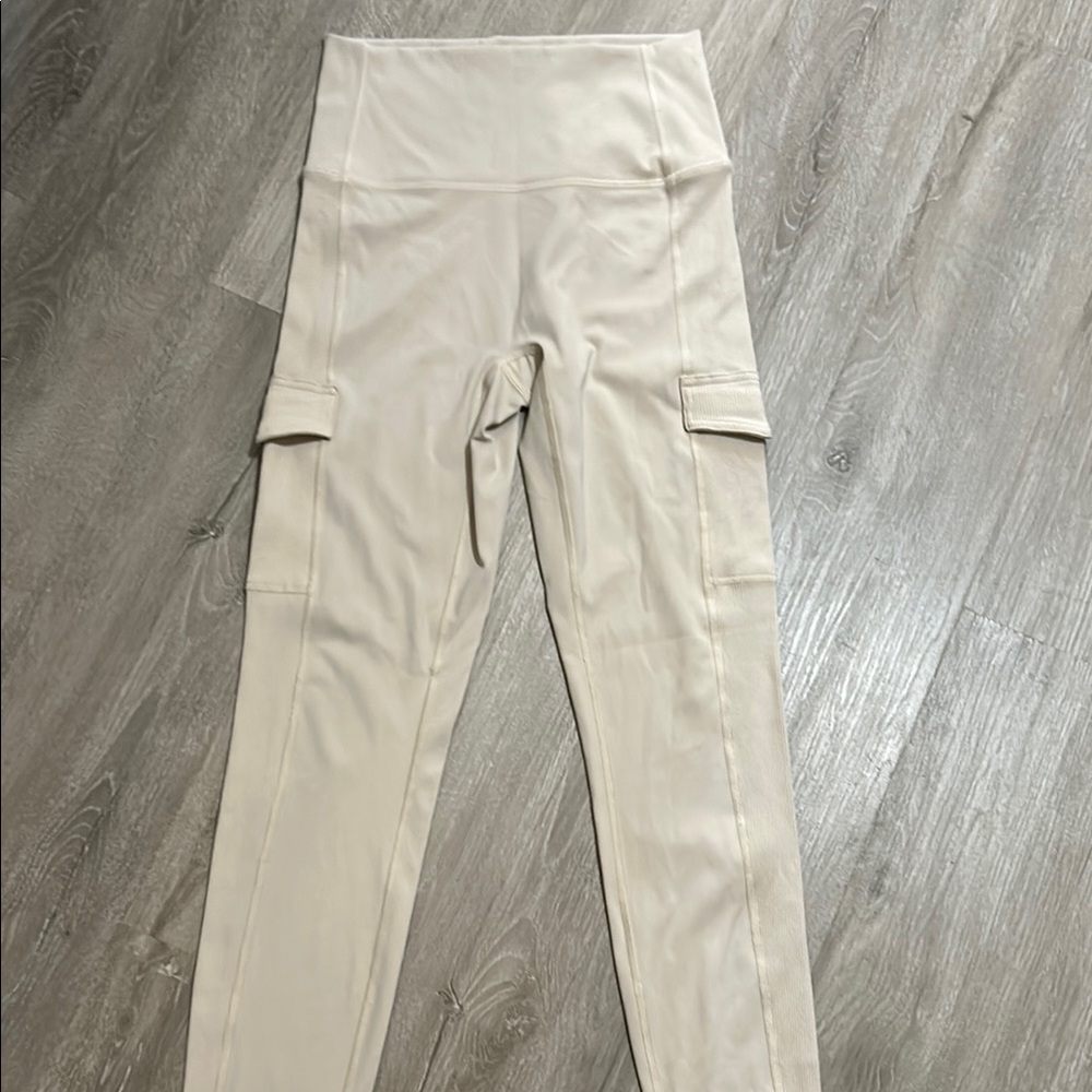 High-Waisted Cream